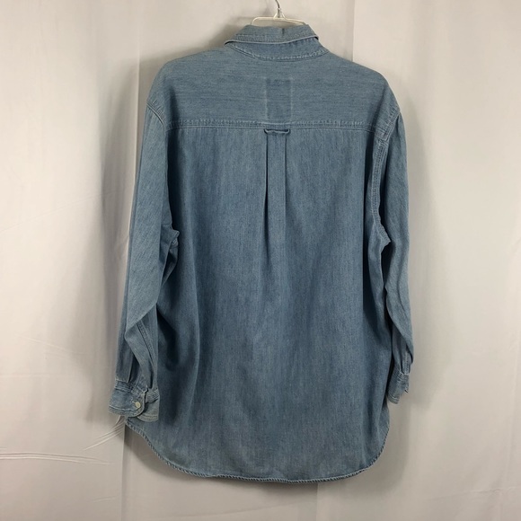 Chamonix Chambray Button Down Shirt Size M - Picture 2 of 8